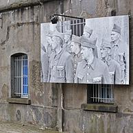 Picture of political prisoners at Fort Breendonk, Belgium