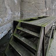 Gallows where prisoners were executed at Fort Breendonk, Belgium
