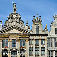 Guildhalls at the Market square / Grand Place, Brussels, Belgium