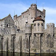 The castle Gravensteen / Castle of the Count at Ghent, Belgium