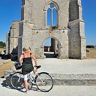 Ruins of the abbey Notre-Dame-de-Ré / des Châteliers on the island Ile de Ré, Charente-Maritime, France